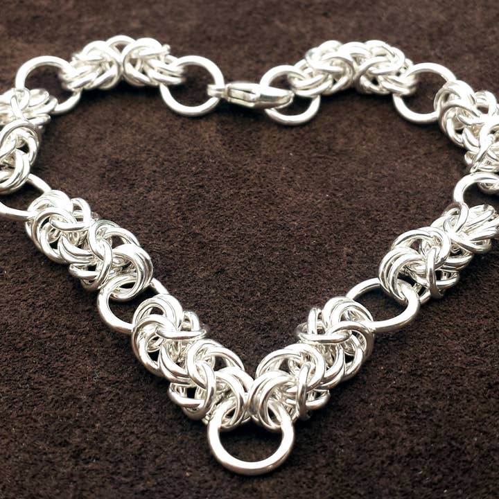 Segmented Byzantine Bracelet for wholesale by Dave Cain Fine Jewelry