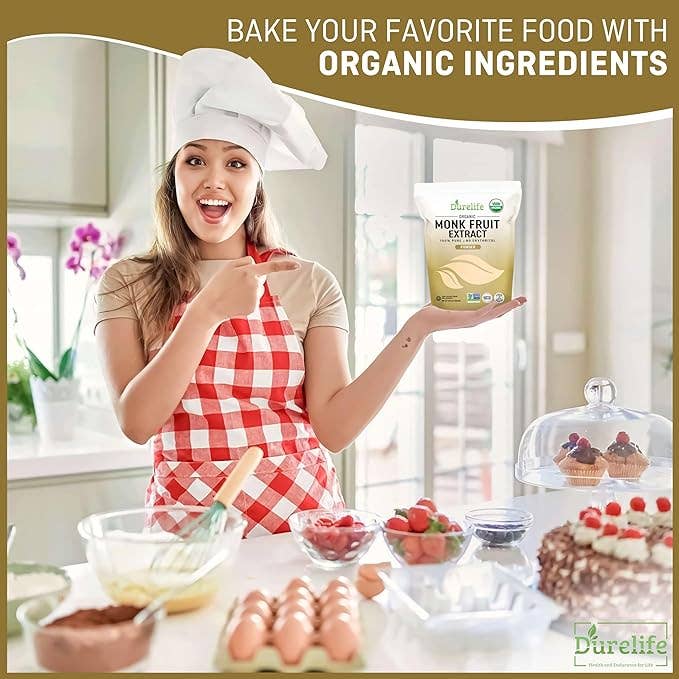 Durelife - Wholesale Sugar/Sweetener - Durelife Organic Pure Monk Fruit sweetener No Erythritol7