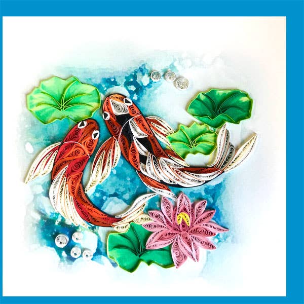 YoderDo Quilling Greeting Cards - Wholesale Everyday Greeting Card - EV-1 Quilling Card