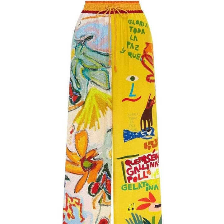 PRINTING Stylish Printed Short Sleeve Pants Set for wholesale on Faire4