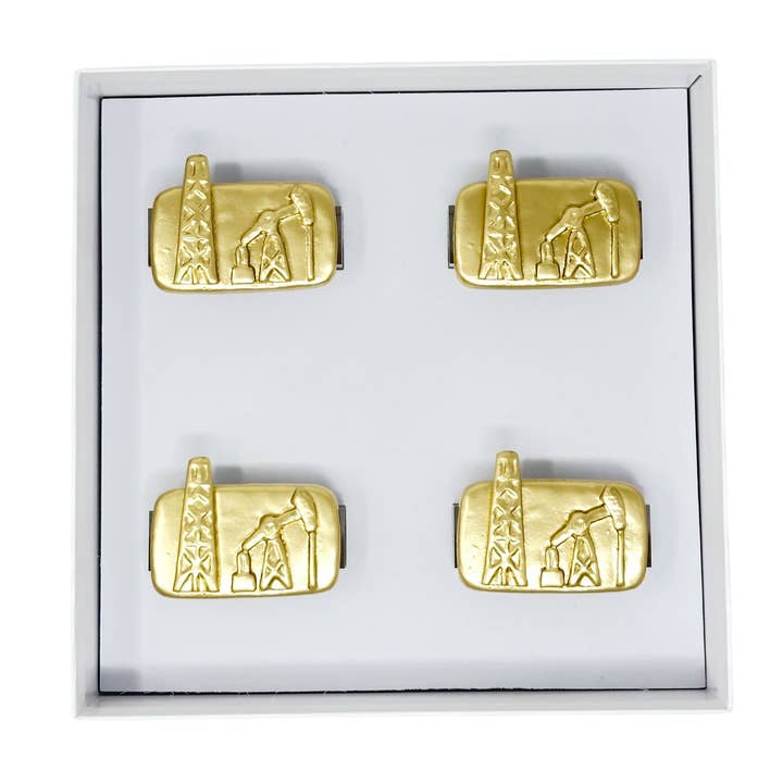 Oil Derrick Napkin Rings for wholesale by Southern Tribute