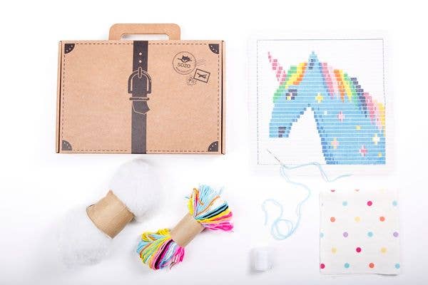 SOZO DIY – wholesale DIY craft kit – SOZO DIY - Unicorn Pillow Kit2