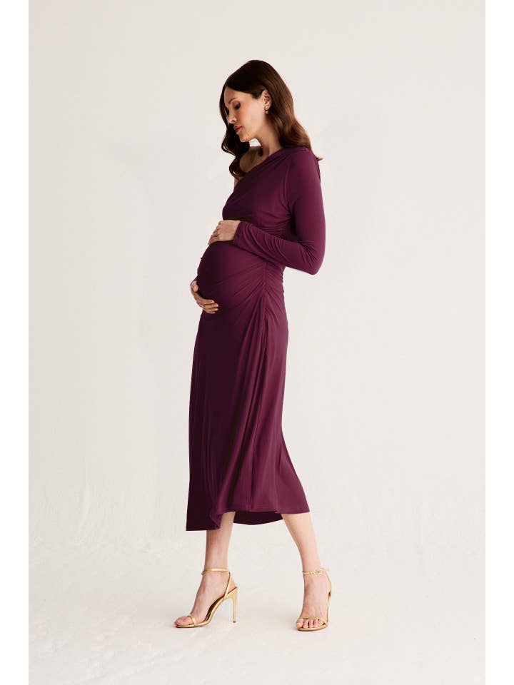 Bruna - Wholesale Dress - Women's - Matis Plum Dress · Allure ·6