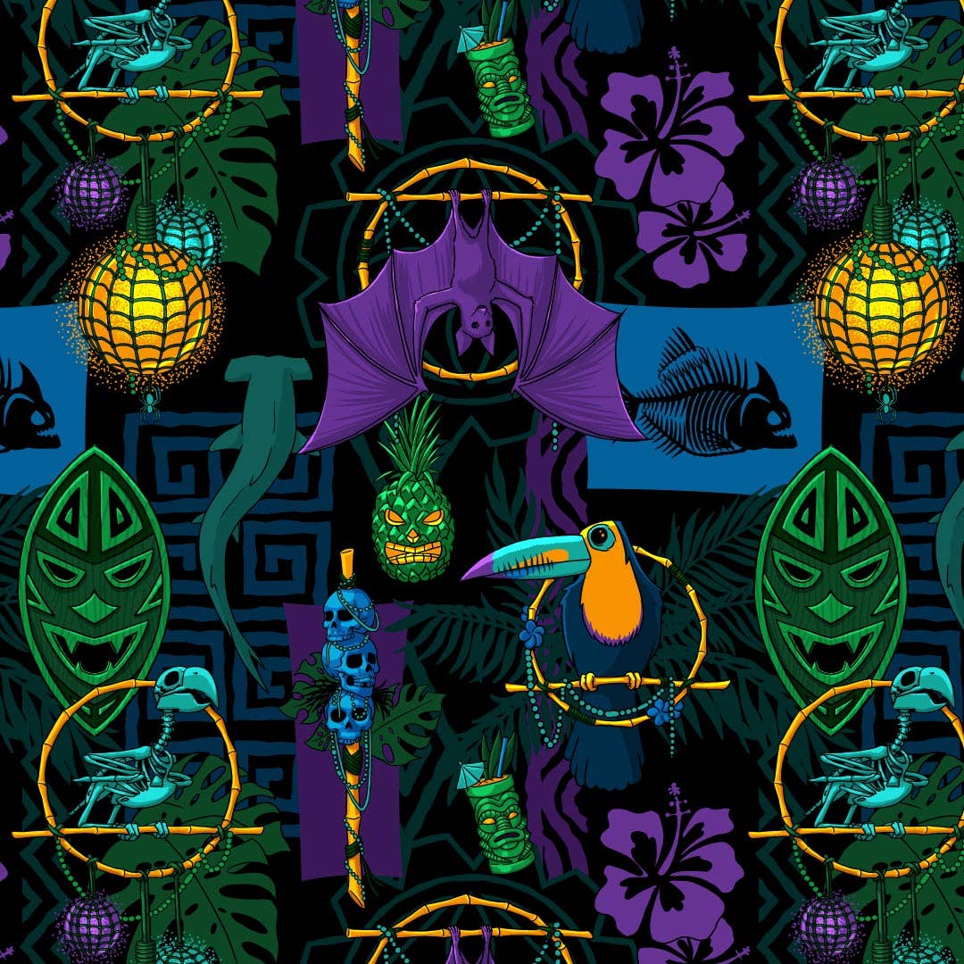 Black Mast - Vente Chemise à col boutonné – homme - Chemise à boutons Creepy Cove6