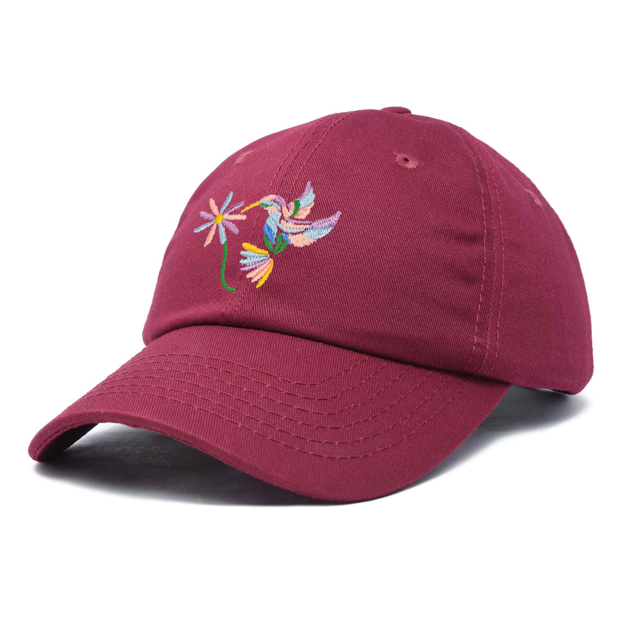 Dalix - Wholesale Baseball Cap - Women's - DALIX Pastel Hummingbird Hat Womens Embroidered Baseball Cap15