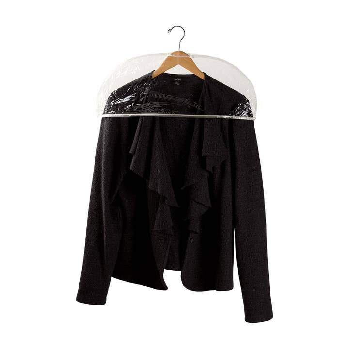 Store Supply Warehouse - Wholesale Clothes Hangers - Economy Shoulder Covers | Clear | Vinyl | 8" | Pack of 50