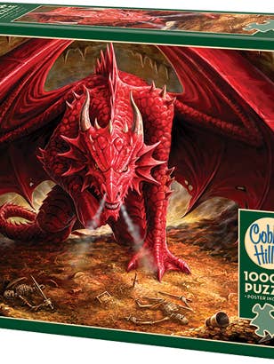 Dragon's Lair 1000 Piece Jigsaw Puzzle - Poster Included for wholesale by Cheatwell Games