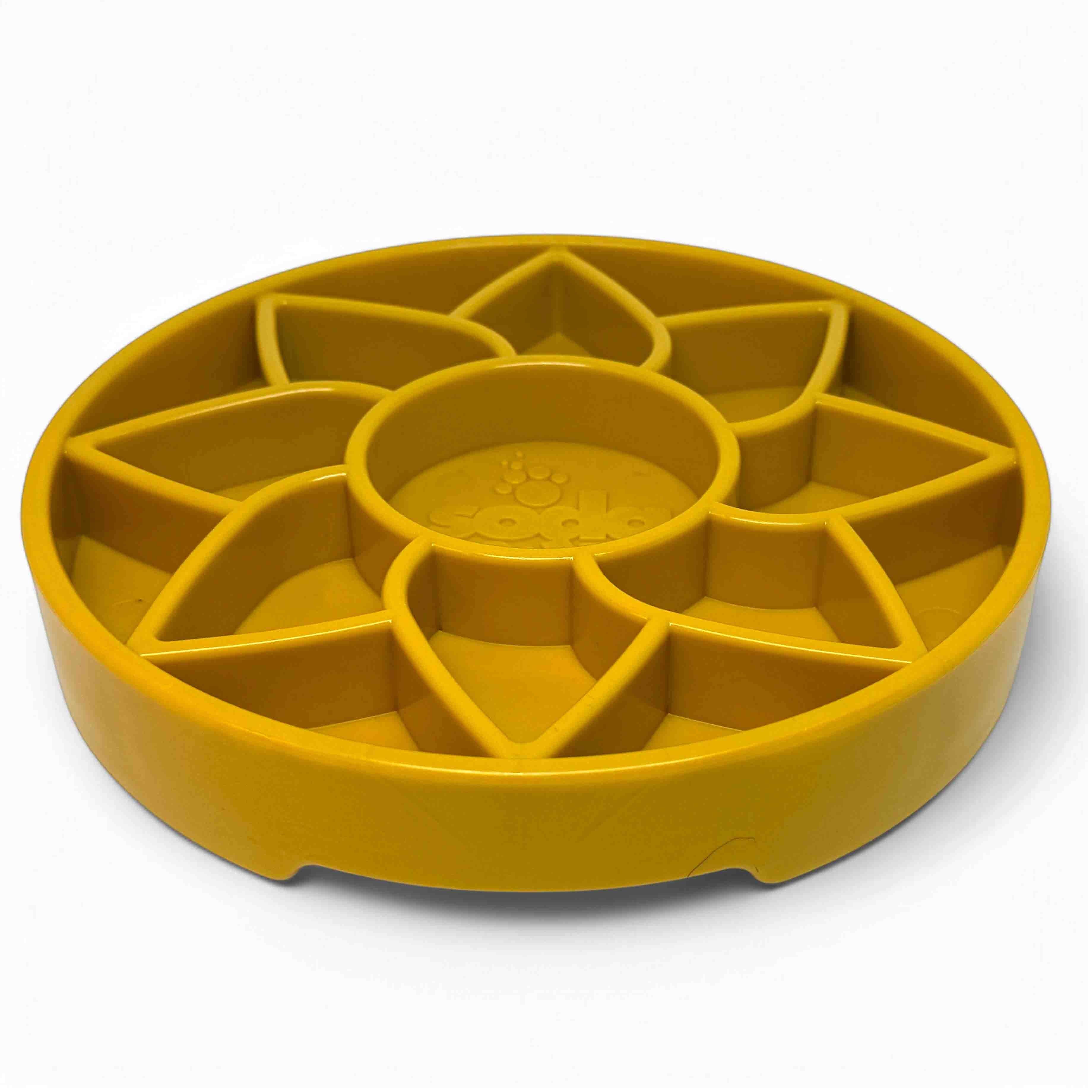 Sunflower Design eTray Enrichment Slow Feeder Tray for Dogs - Yellow for wholesale on Faire5
