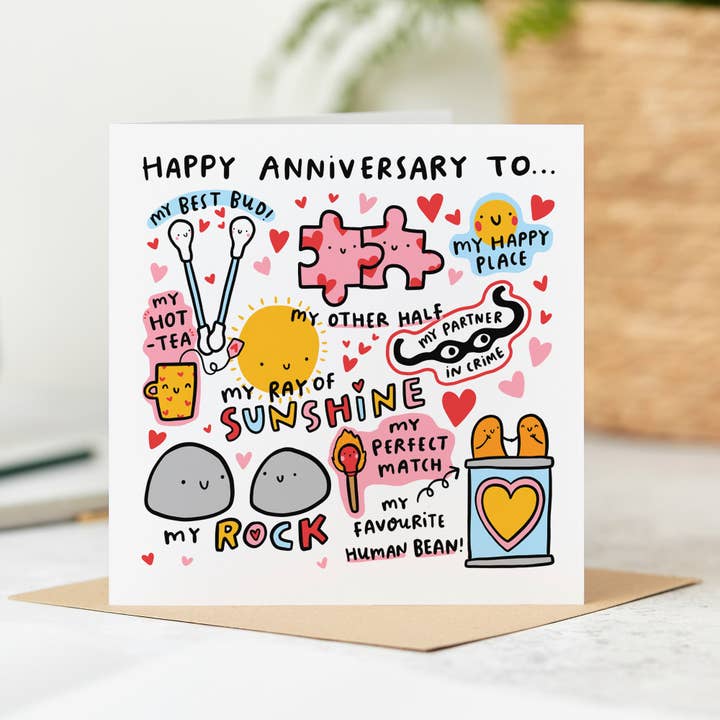 Happy Anniversary Card for wholesale by Arrow Gift Co