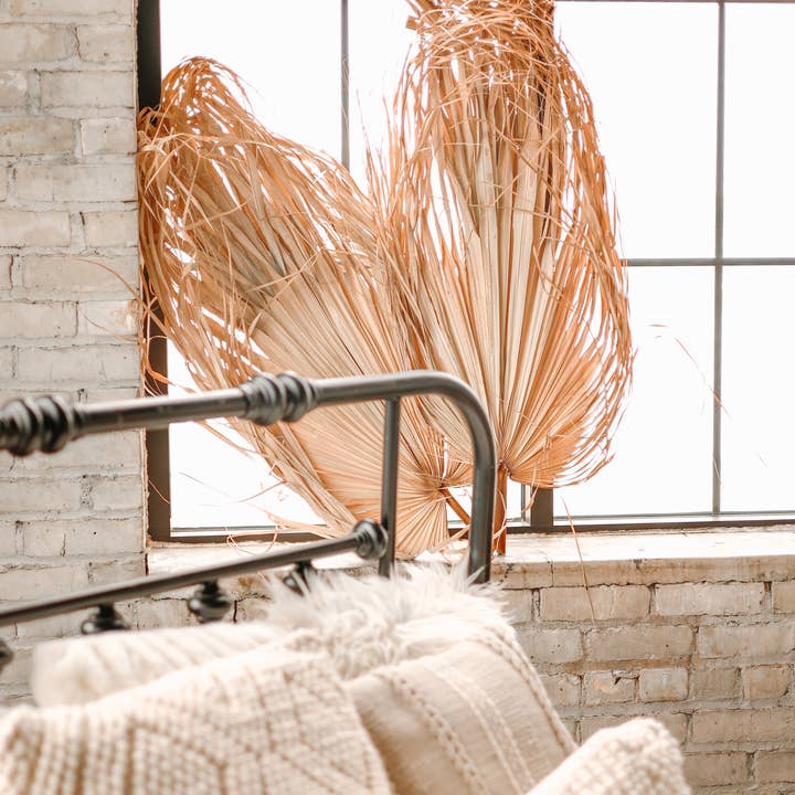 The Blooming Palm - Wholesale Retailer sample – Home decor - 3ft. JUMBO Sun-Dried Wild Untouched Palm Leaf Wispy Frond10