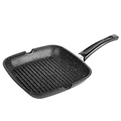 Gjuten aluminium grill pan 28CM för wholesale av Swiss Pro+