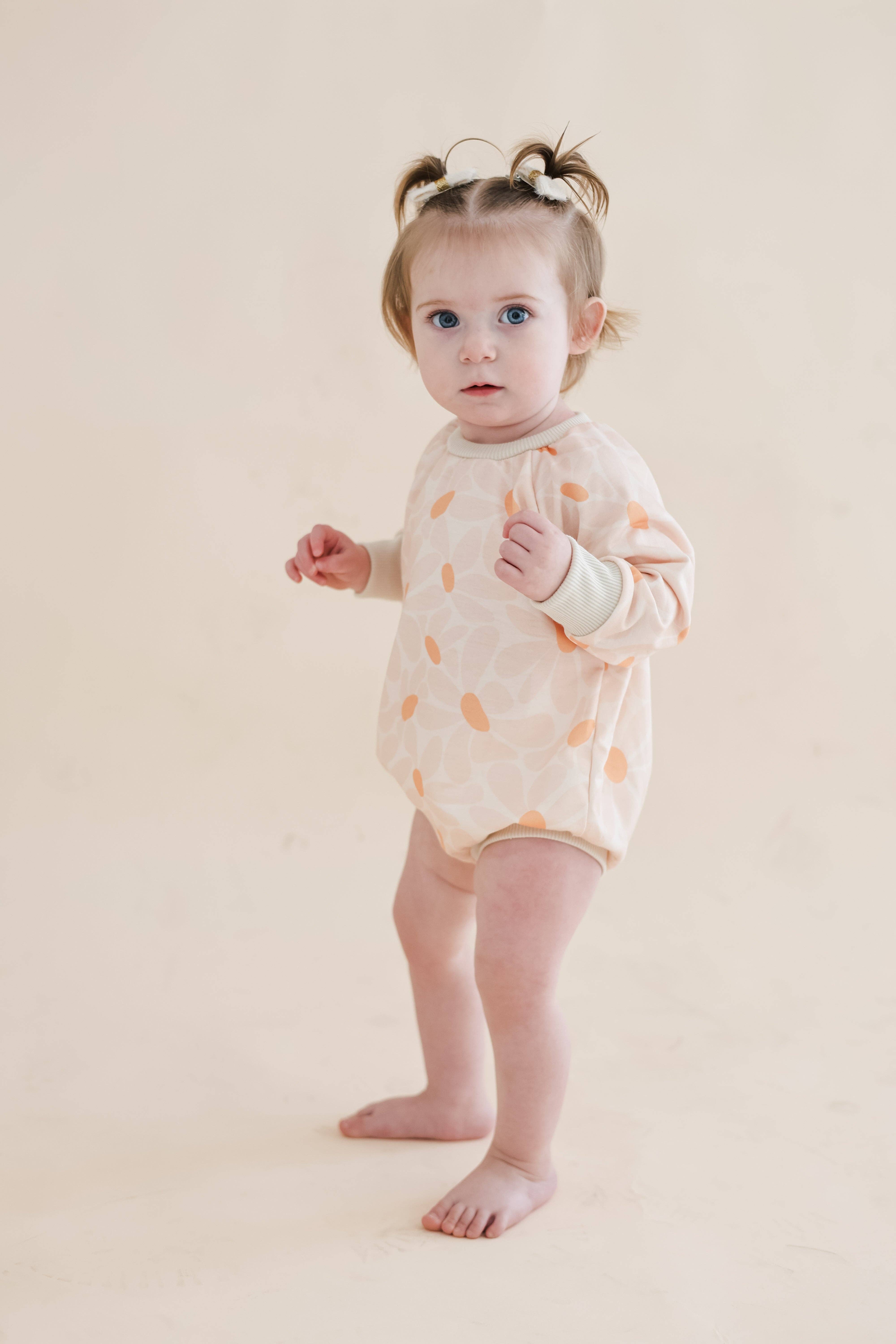 Celebrate Your Tribe - Wholesale Bodysuit (Non-Footed) - Baby - Wavy Petal Long Sleeve Romper3