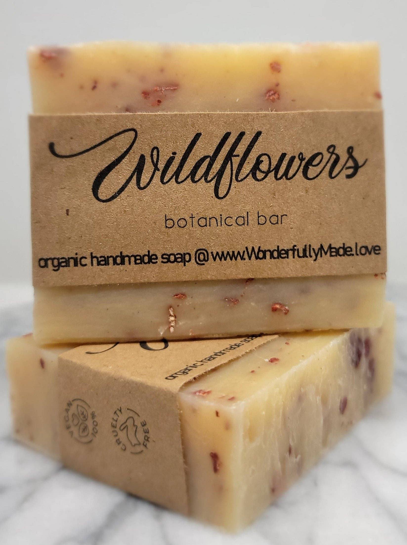 Wonderfully Made .love - Wholesale Bar Soap - Wildflower Soap | Botanical Soap Bar | Natural1