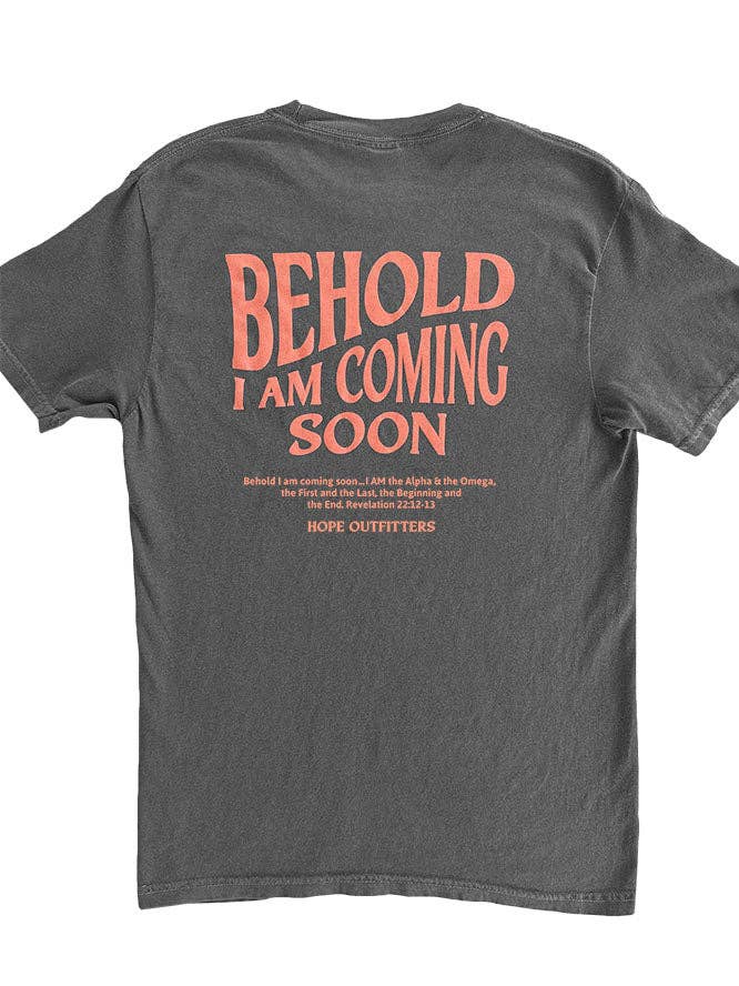 Hope Outfitters - Wholesale Screen Printed T-Shirt - Unisex - Jesus Is Coming Soon Graphic Tee0