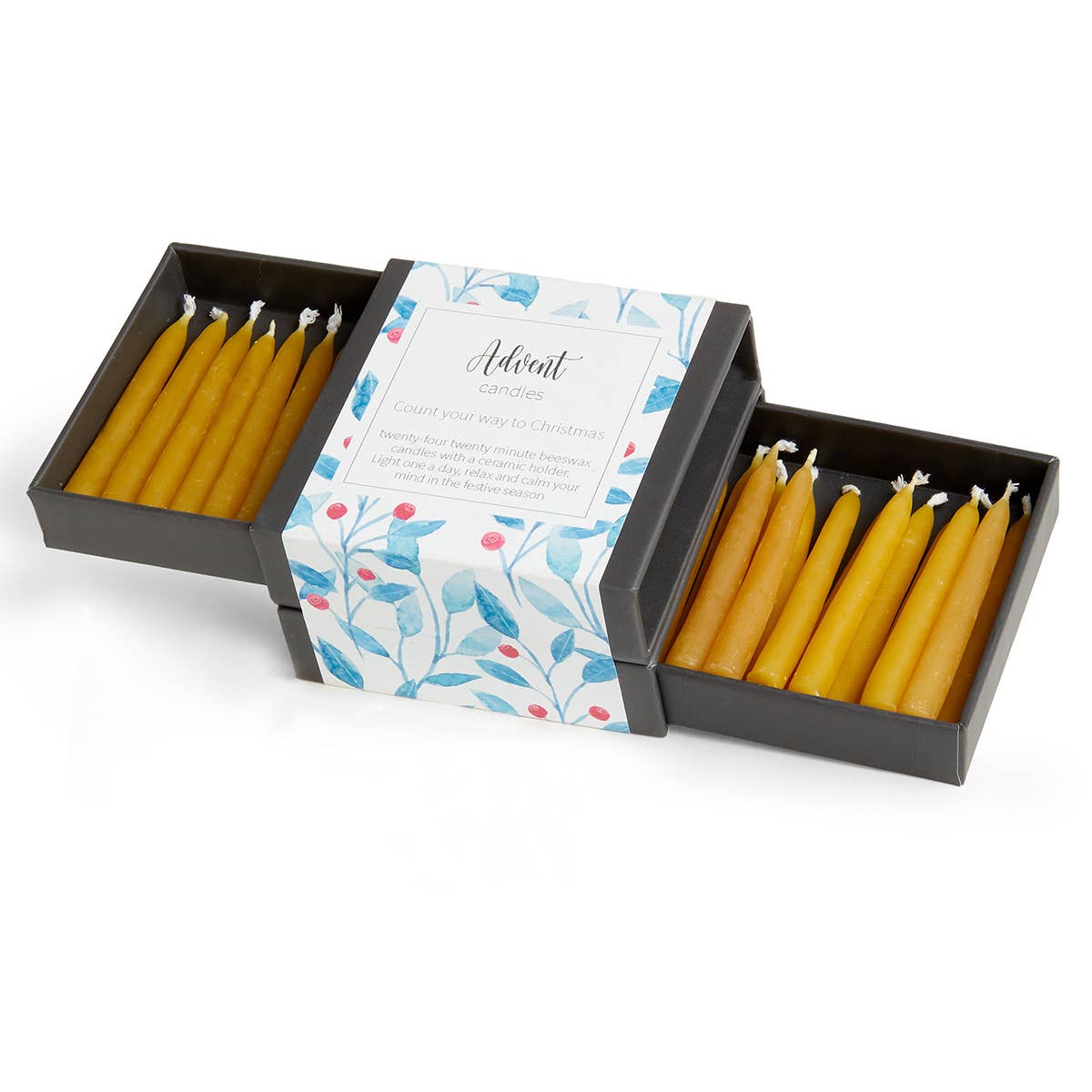 Cotton & Grey - Wholesale Tapered Candle/Candlestick - Advent Candles - Berry3