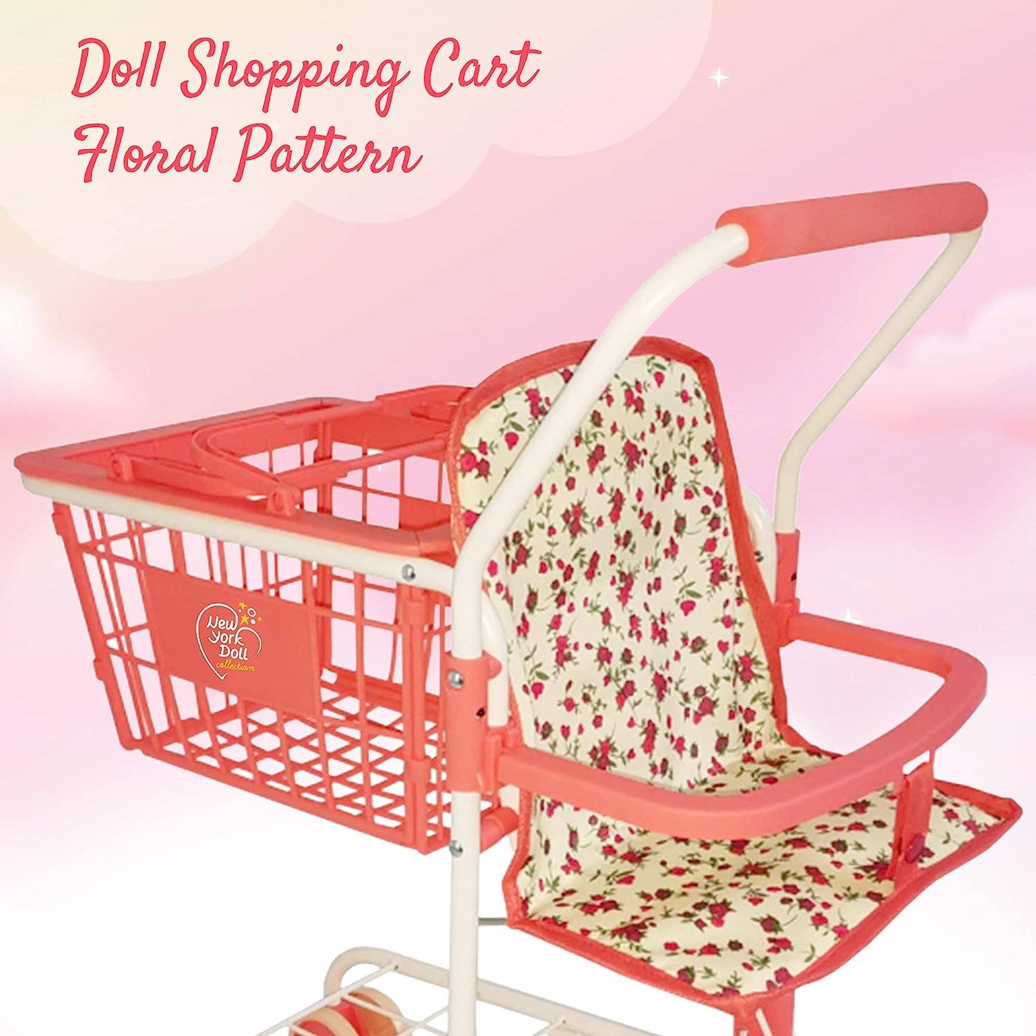 The New York Doll Collection - Wholesale Toy Set - Kids - Toy Shopping Cart - Includes Food7