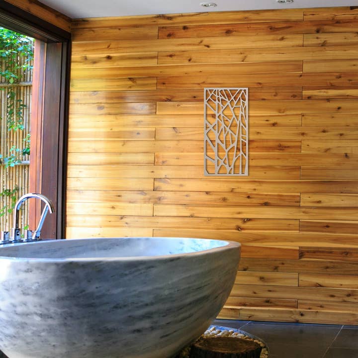 Jess and Jessica - Wholesale Wall Accent - Wood Natural Branches Lattice - Mandala Wall Art For Home4