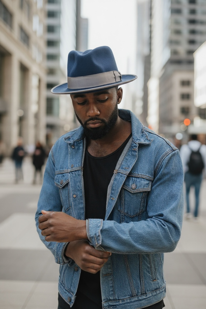 Levine Hat Company - Wholesale Fedora - Men's - Naples Teardrop Classic Brim Wool Fedora by Levine Hat Co.2