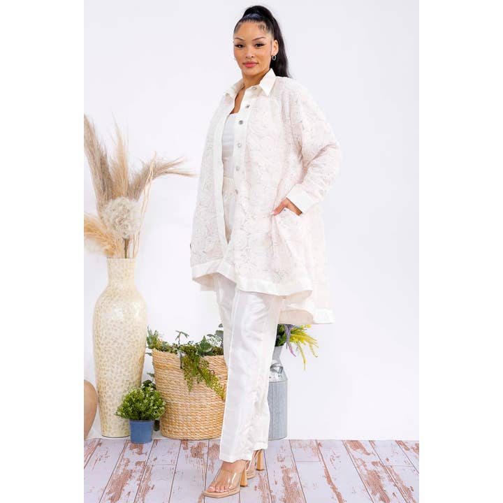 DORCAS - Wholesale Top & Pant Set (NOT Loungewear) - Women's - Plus Size Two Piece Tunic Top and Pant Set6