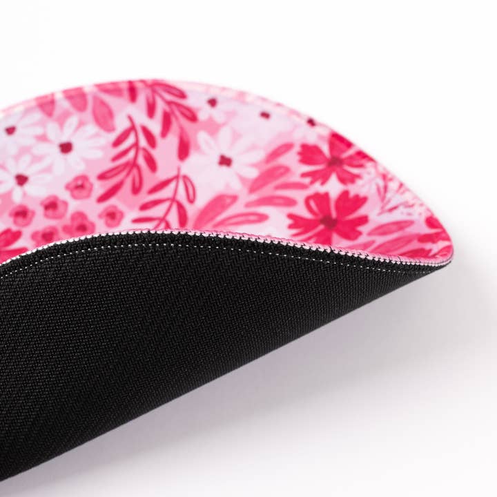 Elyse Breanne Design – wholesale Mousepad/trackpad – Pink Floral Gingham Mousepad3