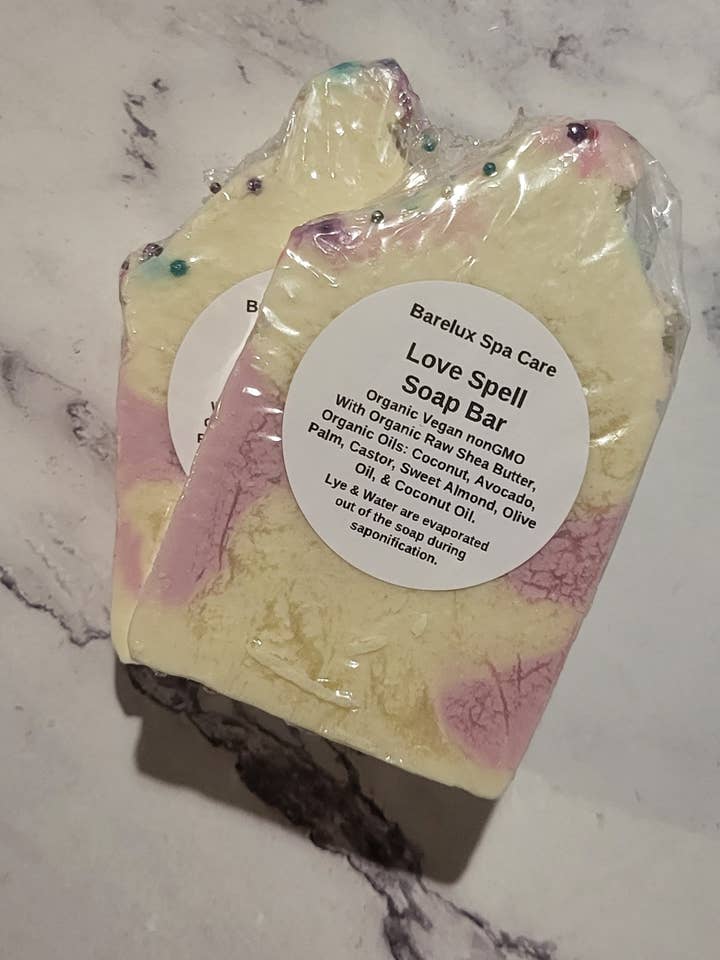 Love Spell Artisan Soap for wholesale by Barelux Spa Care