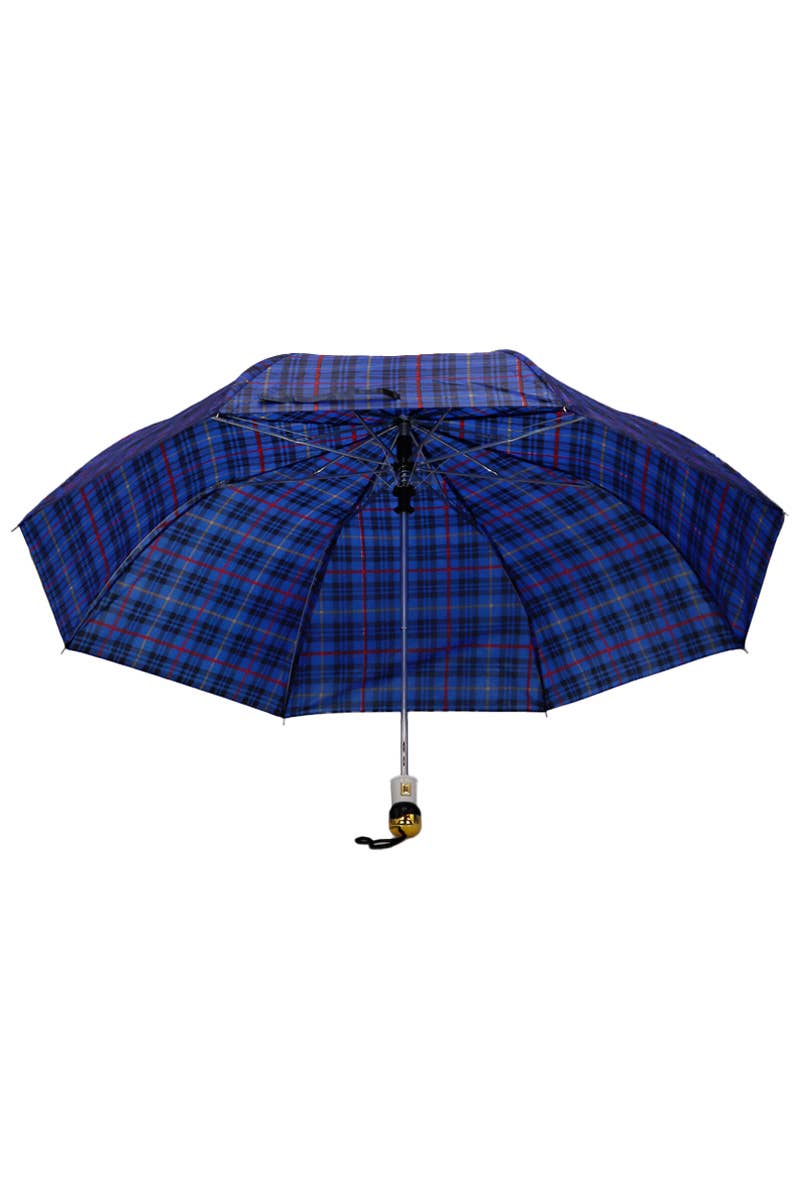 Cap Zone - Wholesale Paraplu - Uniseks - Geruite, compacte paraplu met twee vouwen, automatisch te openen4