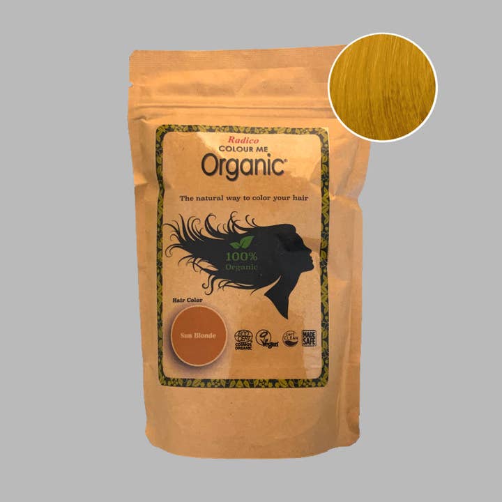 Sun Blonde - 100% Organic Hair Color for wholesale by Radico USA
