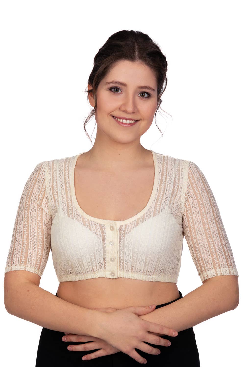 Edelnice Trachtenmode GmbH & Co. KG - Wholesale Blouse - Women's - Dirndl Blouse Kassandra Beige