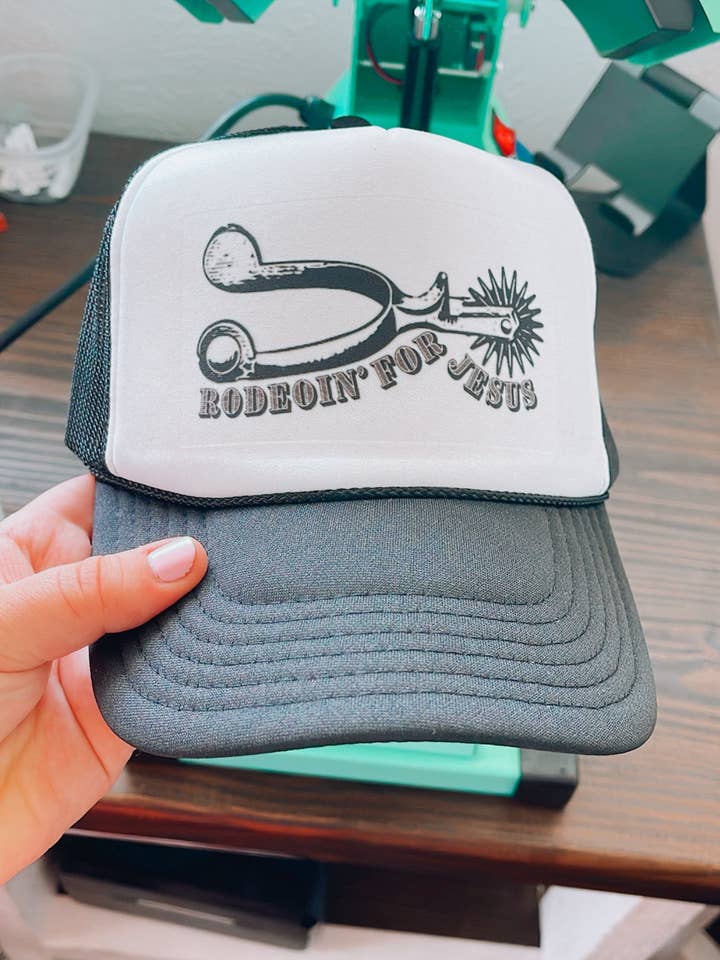 Rodeoin' For Jesus Hat for wholesale by The Rustic J Boutique