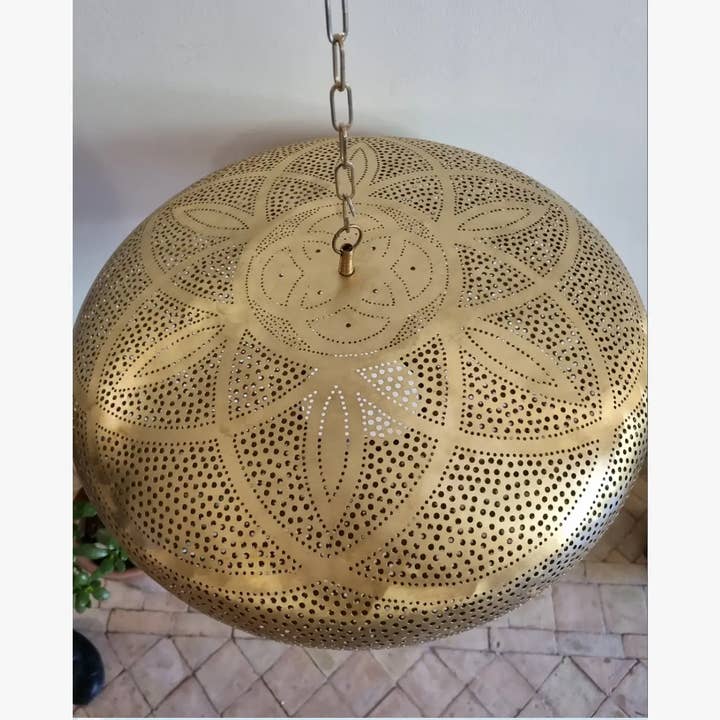libitiishop - Wholesale Chandelier/hanging light - Moroccan pendant light, Handmade modern brass ceiling light3