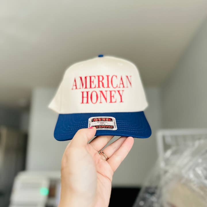 Southern N Savvy - Wholesale Baseball Cap - Women's - American Honey Embroidered Hat