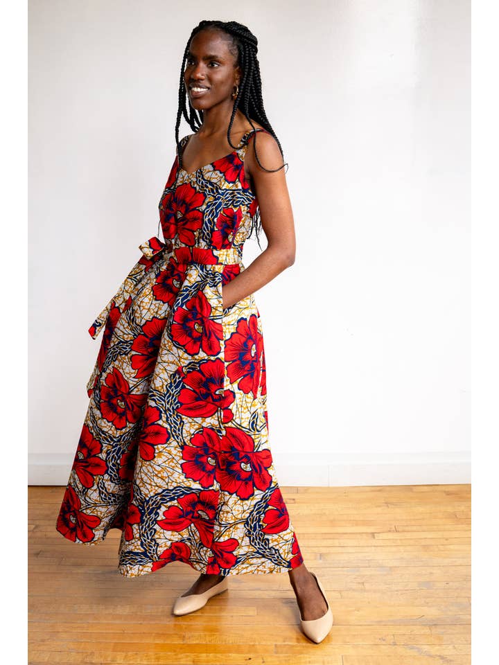 Amooti Store - Wholesale Dress - Women's - Long strap dress Jinja1