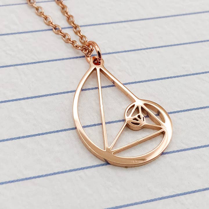 Ad Astra Boutique - Wholesale Pendant/Charm Necklace - Golden Ratio Math Necklace