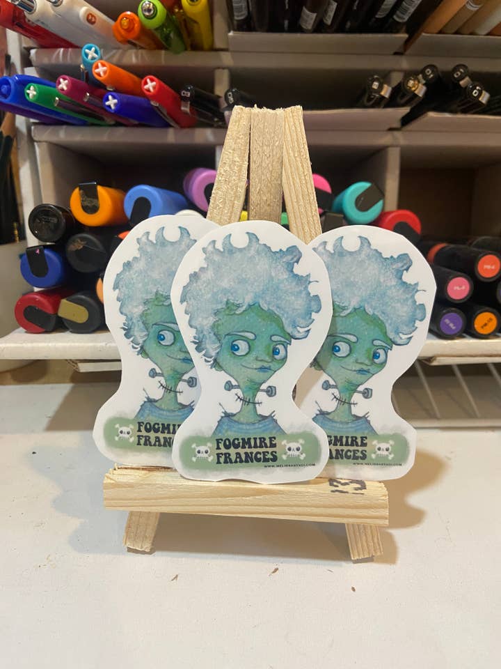 Sticker de Menopause Mayhem Fogmire Frances Sticker Journal Sticker Laptop Sticker, Sticker pour la vente par Melissa the Artist