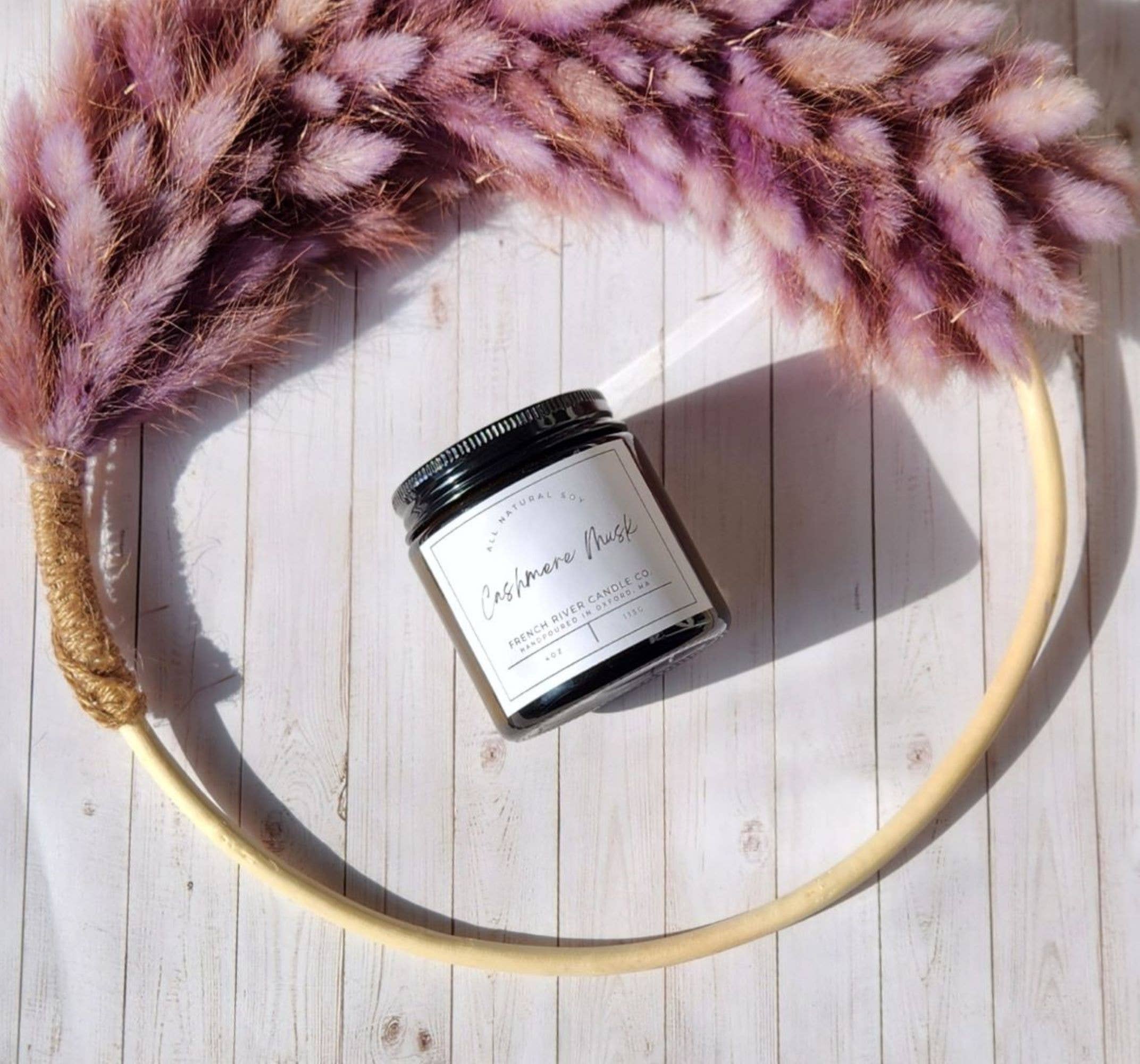 French River Candle Co. - Wholesale Jar/Filled Candle - Cashmere Musk Scented Soy Candle0