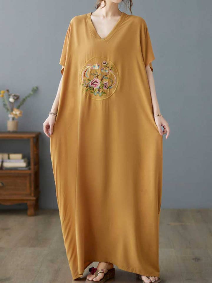 Whisper In Sky Kaftan Dress for wholesale by StyleGalX