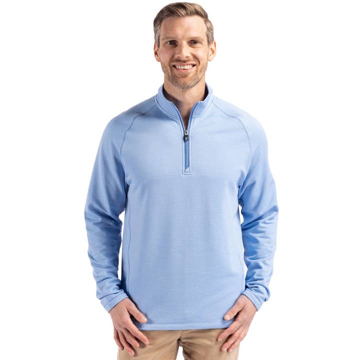 Cutter & Buck - Wholesale Sweatshirt - Men's - Cutter & Buck Peshastin Eco Mens Half Zip Pullover
