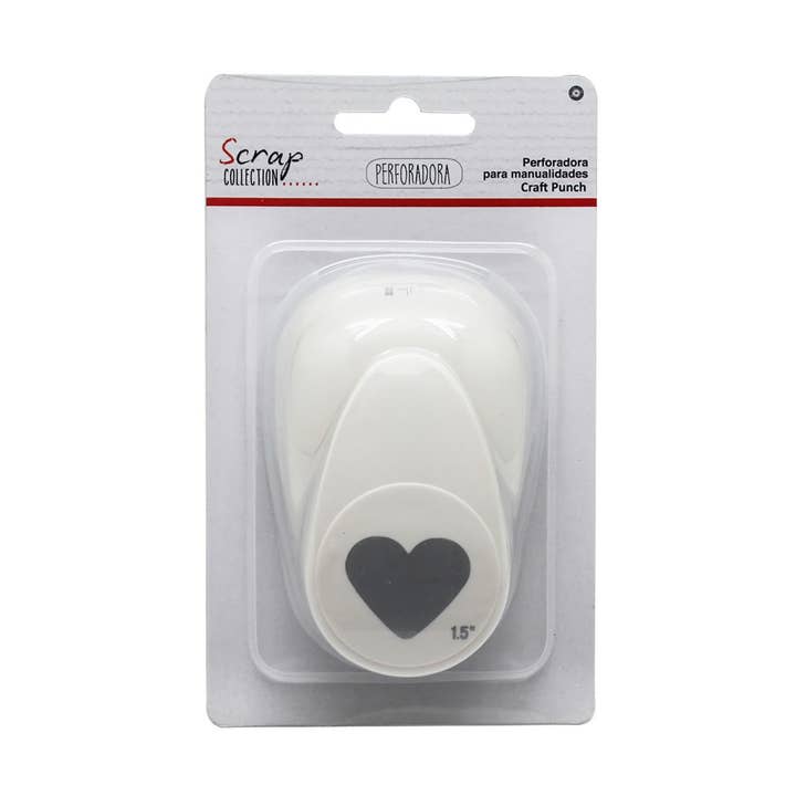 38 MM HEART PUNCH for wholesale by Aktual / Dekora Import S.A