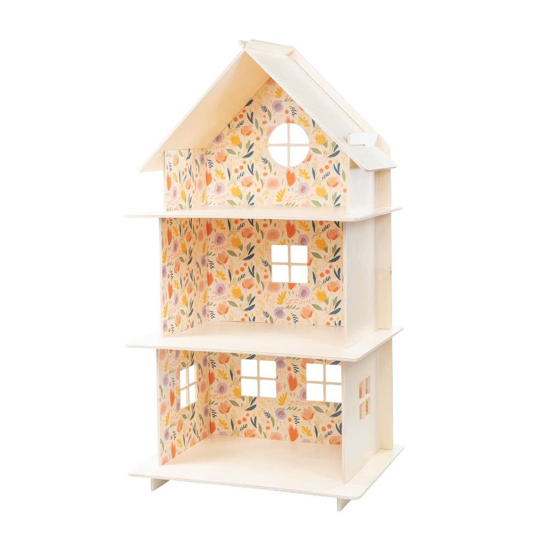 milin - Wholesale Wood Toy - Kids - Three-story Wooden Dollhouse / Modern dollhouse 5