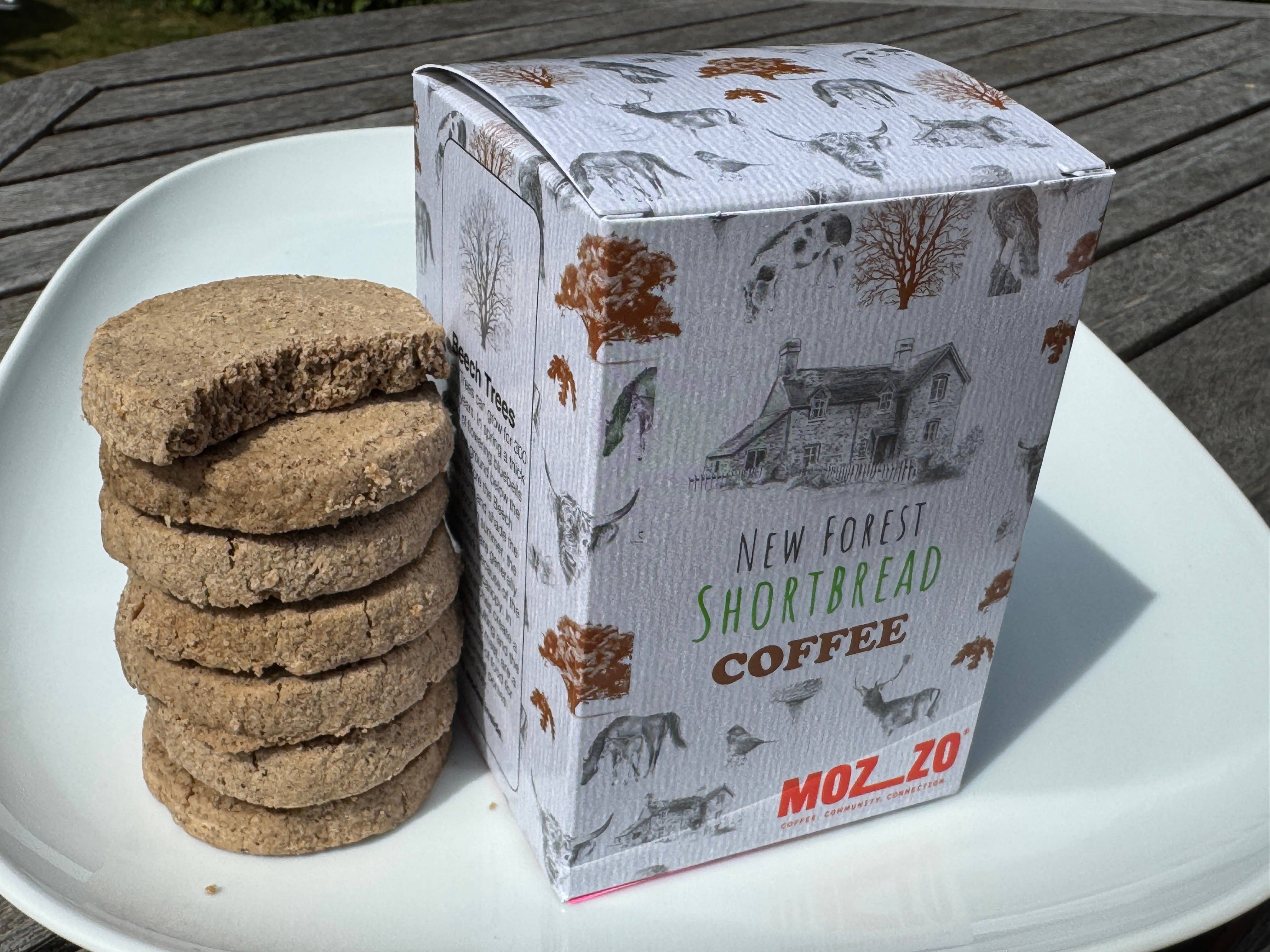 New Forest Shortbread – wholesale Biscuit – New Forest Shortbread Box of 8 Pieces - Coffee1