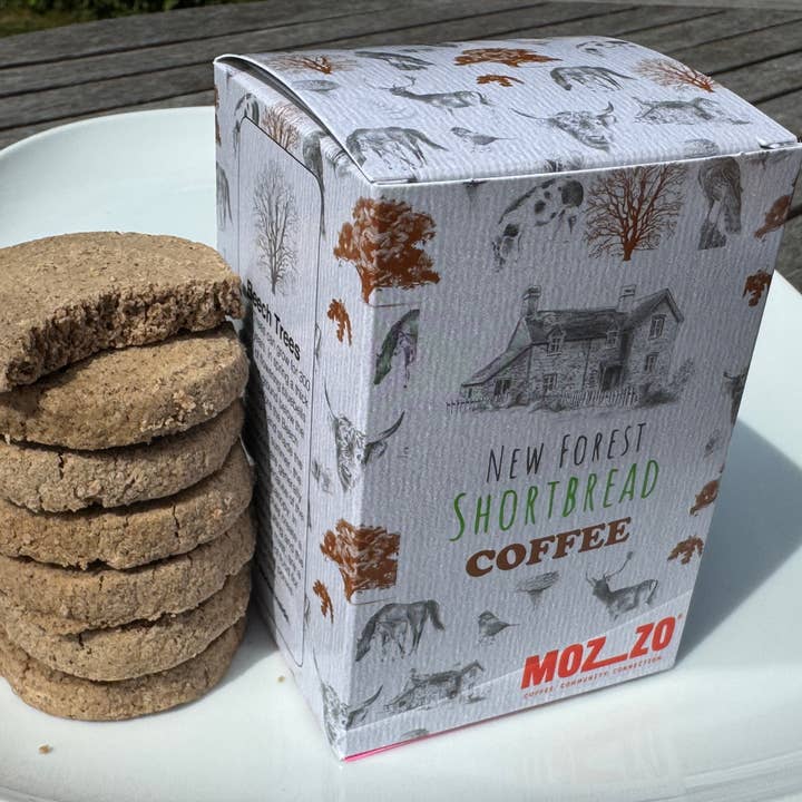 New Forest Shortbread – wholesale Biscuit – New Forest Shortbread Box of 8 Pieces - Coffee1