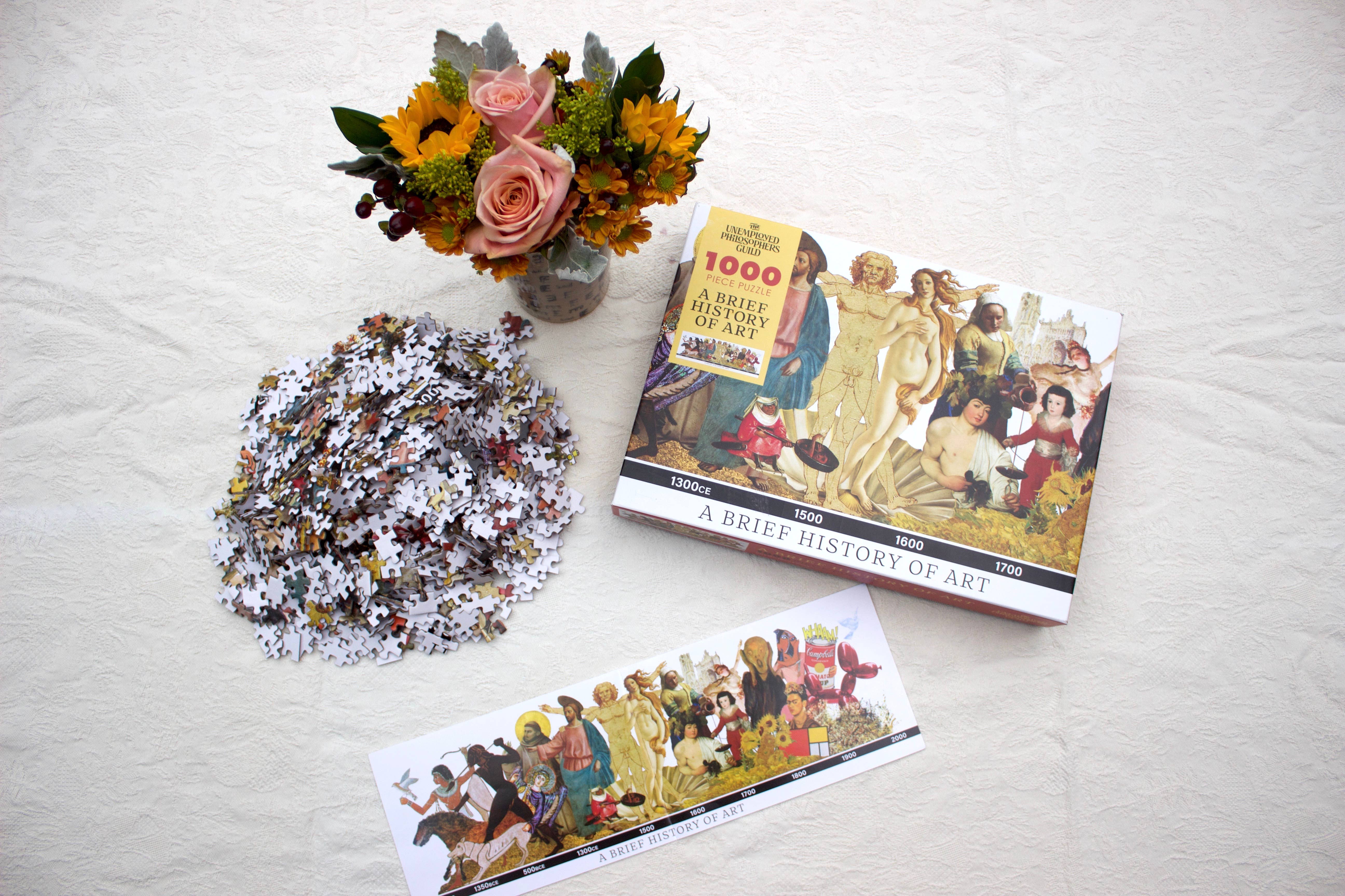 Unemployed Philosophers Guild - Wholesale Puzzle - Adult - Brief History of Art Puzzle2