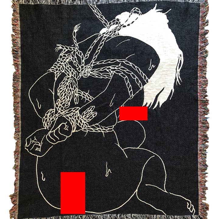 Tina Lugo Shibari Blanket for wholesale by Inner Decay