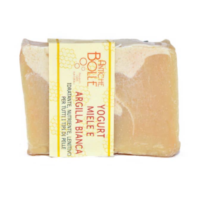Natural Yogurt, Honey and White Clay Soap for wholesale by Antiche Bolle