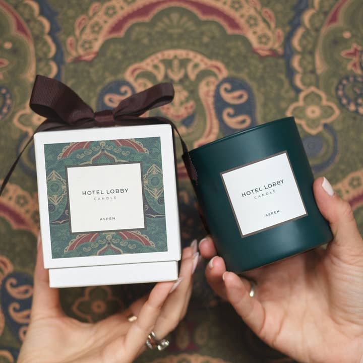 Hotel Lobby Candle - Wholesale Jar/Filled Candle - Aspen - Fall Scented Candle - 9.75 oz Soy Candle0