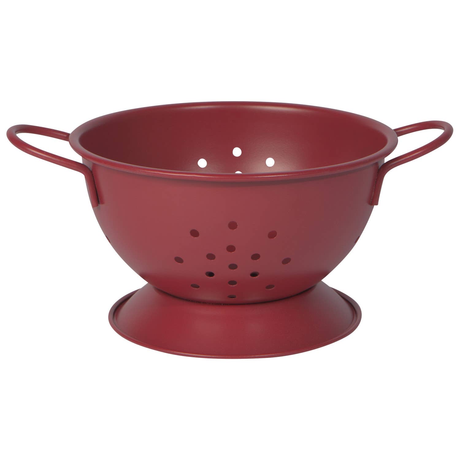 Now Designs by Danica - Wholesale Colander - Matte Steel Carmine Red Colander Small1