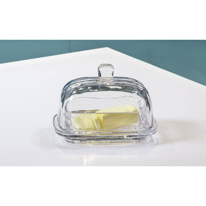 Abbott - Wholesale Butter Dish - Lg Rect Covered Butter Dish-7"L-8251