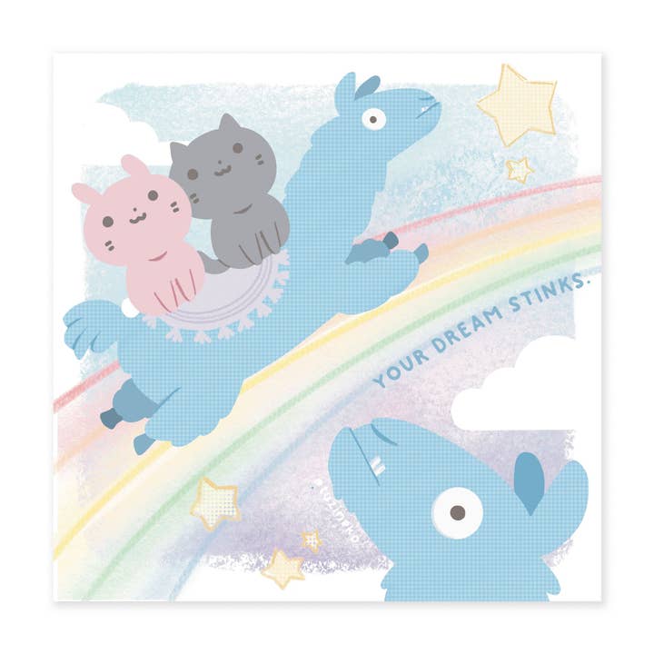 Tuzi And Neko "Your Dream Stinks" Not-So-Friendly Quote Print for wholesale by TuziNeko