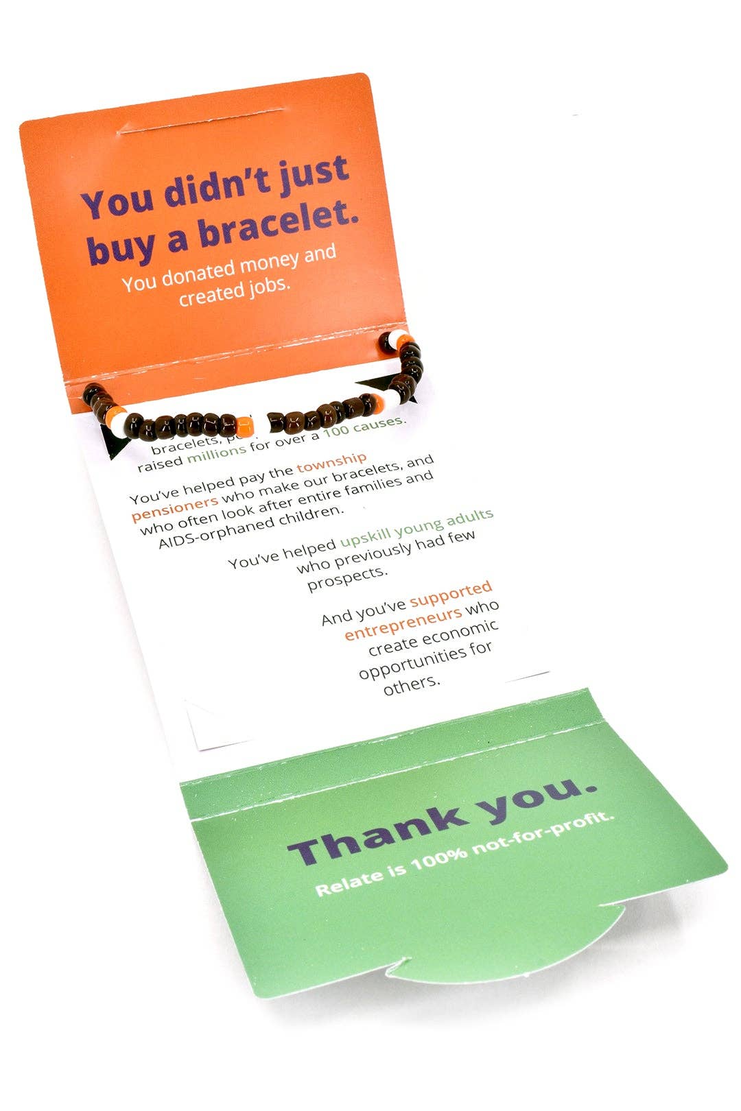 Swahili | AFRICAN MODERN - Wholesale Beaded Bracelet - Leave a Legacy in Africa South African Relate Cause Bracelet3