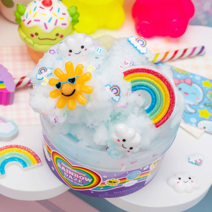 Kawaii Slime Company - Wholesale Putty/Slime - Kids - Rainbow Daze Cloud Slime (4pcs/case)1